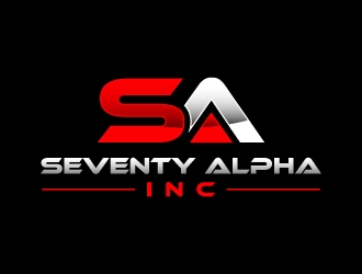 Seventy Alpha, Inc. logo design by labo
