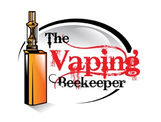 The Vaping Beekeeper logo design by MAXR