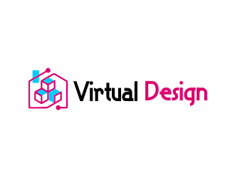 Virtual Design OR Virtual Design Studio logo design by ROSHTEIN