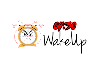 0430 WakeUp logo design by ROSHTEIN
