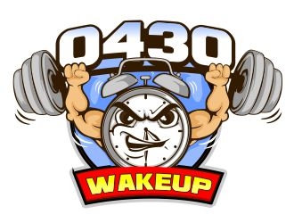 0430 WakeUp logo design by veron