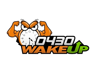 0430 WakeUp logo design by neonlamp