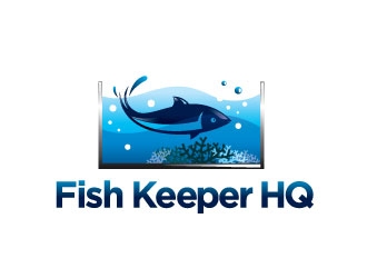 Fish Keeper HQ logo design by Boomstudioz