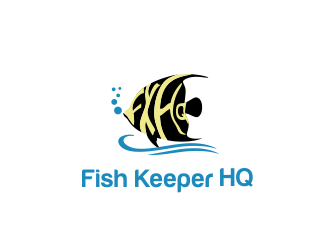 Fish Keeper HQ logo design by aldesign