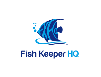 Fish Keeper HQ logo design by aldesign