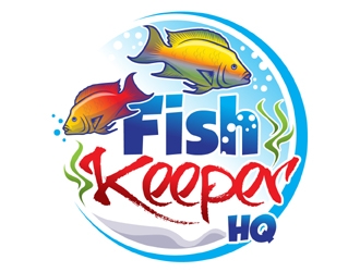 Fish Keeper HQ logo design by MAXR