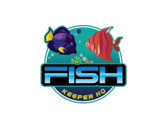 Fish Keeper HQ logo design by Suvendu