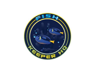 Fish Keeper HQ logo design by Suvendu
