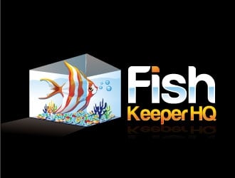 Fish Keeper HQ logo design by REDCROW