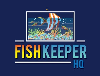 Fish Keeper HQ logo design by REDCROW