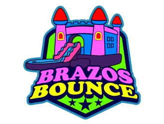 Brazos Bounce logo design by Xeon