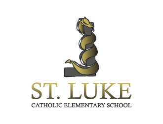 St. Luke Catholic Elementary School logo design by BaneVujkov
