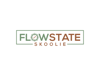 Flowstate Skoolie logo design by RIANW