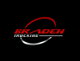 BRADEN TRUCKING  logo design by bougalla005
