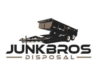 JunkBros Disposal logo design by shravya