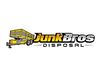 JunkBros Disposal logo design by chuckiey