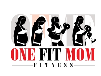 One Fit Mom Fitness logo design by logoguy