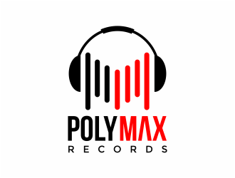 Poly Max Records logo design by mutafailan