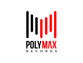 Poly Max Records logo design by mutafailan