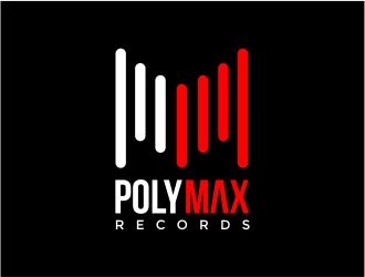 Poly Max Records logo design by mutafailan