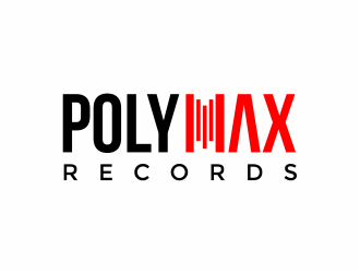 Poly Max Records logo design by mutafailan