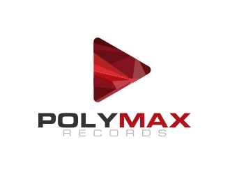 Poly Max Records logo design by MarkindDesign