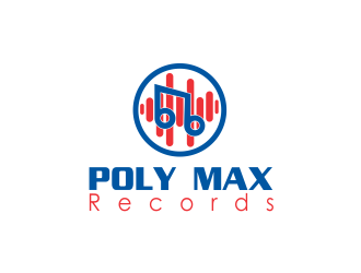 Poly Max Records logo design by giphone