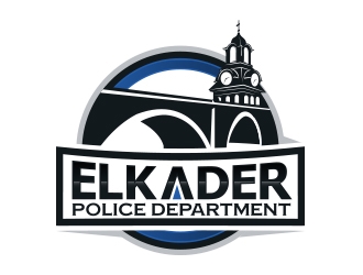 Elkader Police Department logo design by Eliben