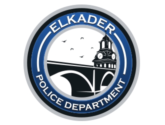Elkader Police Department logo design by Eliben