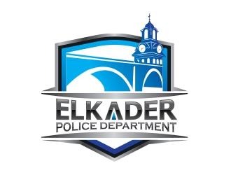 Elkader Police Department logo design by Eliben