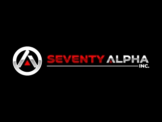 Seventy Alpha, Inc. logo design by jaize