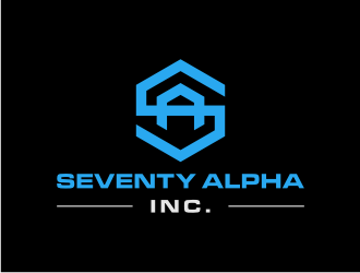 Seventy Alpha, Inc. logo design by asyqh