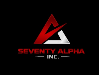 Seventy Alpha, Inc. logo design by art-design