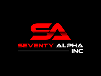 Seventy Alpha, Inc. logo design by tukangngaret