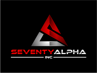 Seventy Alpha, Inc. logo design by mutafailan