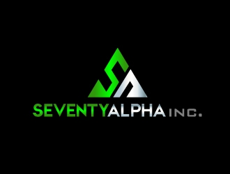 Seventy Alpha, Inc. logo design by Marianne