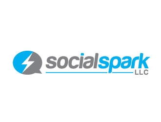 Social Spark LLC logo design by bezalel