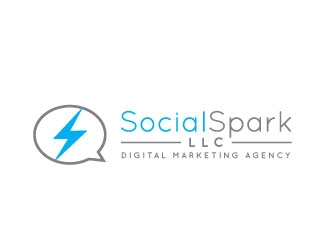 Social Spark LLC logo design by bezalel
