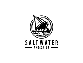 Salt Water and Sails logo design by CreativeKiller