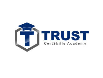 TRUST Certified Skills Academy logo design by BeDesign