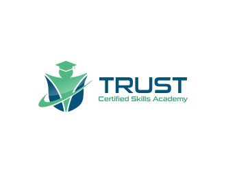 TRUST Certified Skills Academy logo design by astuti
