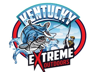 Kentucky Extreme Outdoors  logo design by REDCROW