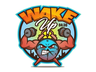 0430 WakeUp logo design by DreamLogoDesign