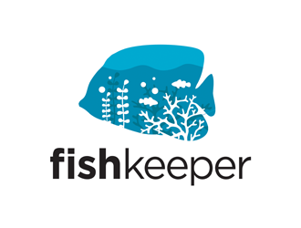 Fish Keeper HQ logo design by logolady