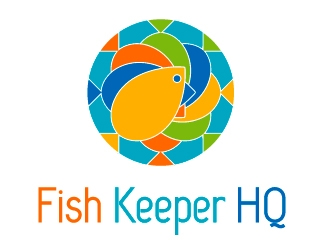 Fish Keeper HQ logo design by savvyartstudio