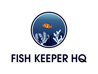 Fish Keeper HQ logo design by JessicaLopes