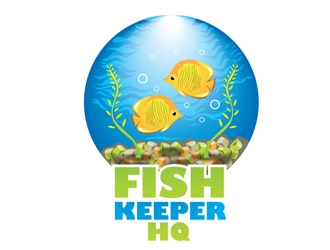 Fish Keeper HQ logo design by shere