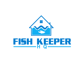 Fish Keeper HQ logo design by giphone