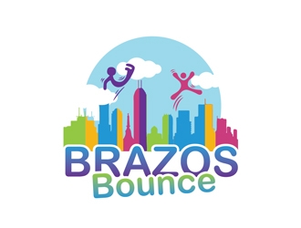 Brazos Bounce logo design by Roma