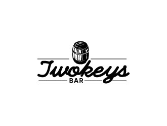 Two Keys logo design by Erasedink